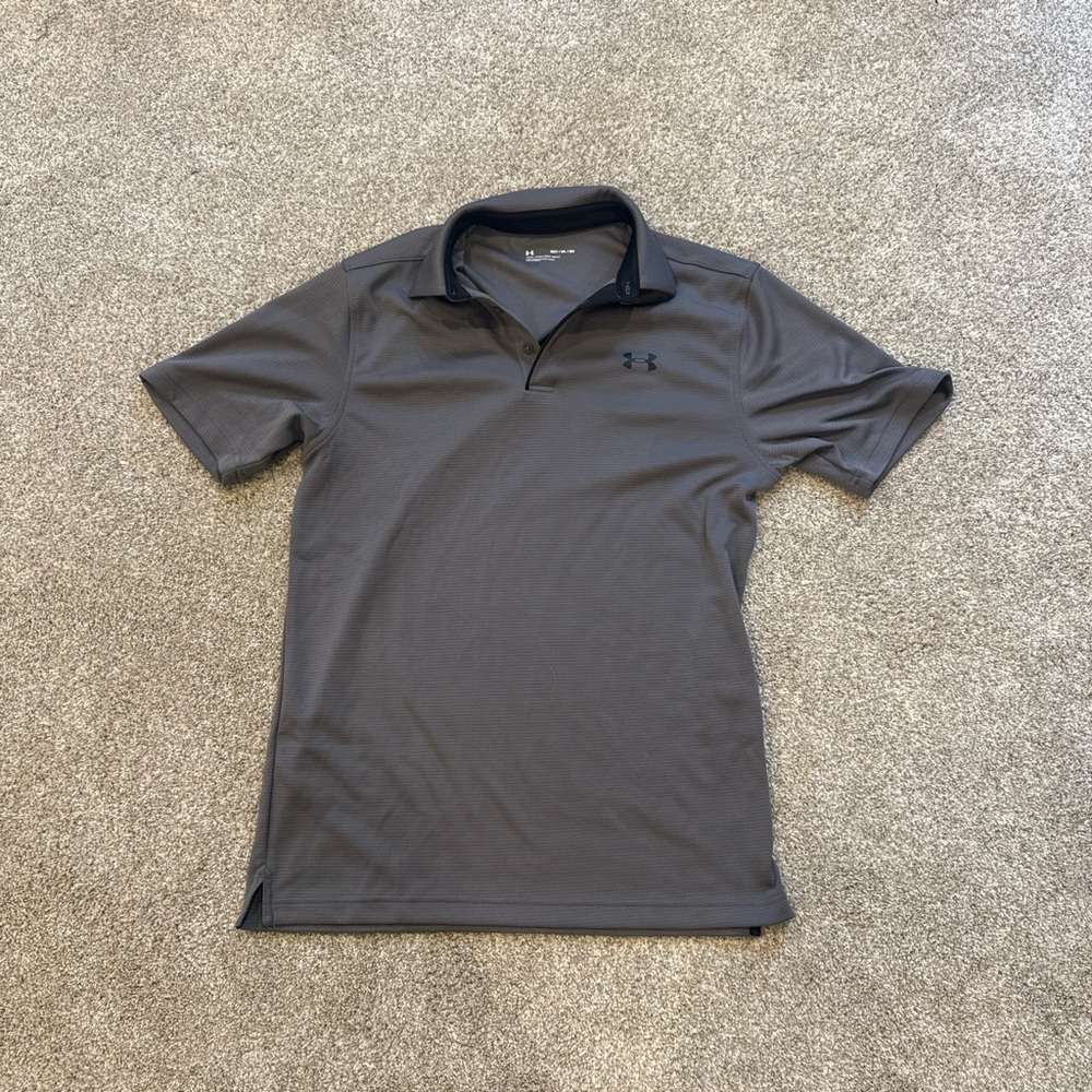 Under Armour Men's Charcoal Polo Shirt
